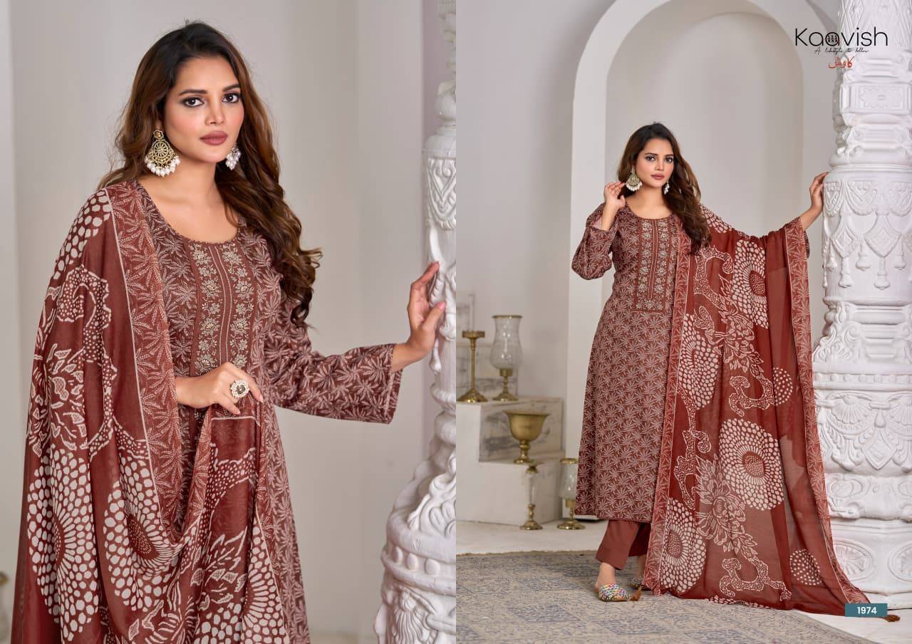 SKYLINE By Kaavish 1971 To 1974 Series Beautiful Festive Suits Stylish Colorful Fancy Casual Wear & Ethnic Wear PURE JAAM COTTON Print Dresses At Wholesale Price